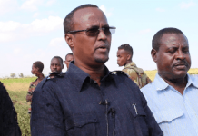 Wafdi uu hogaaminayo MW Hir-shabeelle oo ku wajahan G.Sh.Dhexe