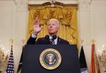 Joe Biden oo difaacay go’aankiisa uu ciidamada milatariga ugala baxayo Afghanistan.
