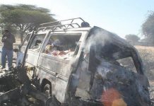 Gaari ay saarnaayeen dad shacab ah oo miino kula qaraxday Mudug