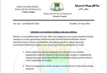 Jubbaland oo digniin u dirtay odayaasha dhaqanka