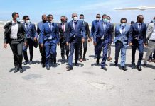 Madaxweynaha Koofur galbeed oo soo gaaray Muqdisho