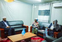 Axmed Madoobe oo la kulmay ku xigeenka wakiilka QM ee Soomaaliya.