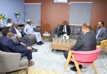 Lafta gareen iyo Sheekh Shariif oo ka wada hadlay arrimaha doorashooyinka dalka.