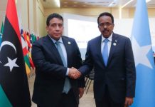 Madaxweeyne farmajo oo kulan Doceed la qatay Madaxweynaha Golaha madaxtooyada Liibiya.