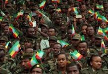Militariga Itoobiya “oo galay magaalo ka tirsan gobolka Tigray.