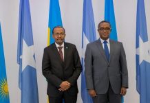 Soomaaliya & Rwanda oo ka wada hadlay Arrimo muhiim ah
