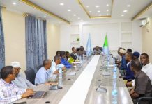 Cali Guudlaawe iyo ku xigeenkiisa oo kulan la qaatay Masuuliyiinta Gobolka Hiiraan