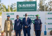 Wasiirka Amniga Gudaha ee Soomaaliya oo la kulmay Madaxda AUSSOM si loo xoojiyo wada-shaqeynta amniga