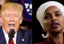 Trump: Ilhan Cumar waxay ka timid dal ku jira xaaladda ugu liidata adduunka