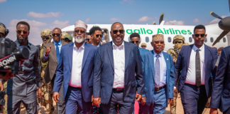 Madaxweynaha Puntland iyo Ra’iisul wasaarayaashii hore oo gaaray Kismaayo