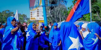 Dibadbax Ballaaran Oo Loogu Soo Horjeedo Aqoonsiga Israa’iil Ee Somaliland oo ka Dhacay Muqdisho