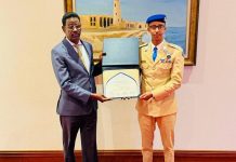 Wasiirka Amniga Gudaha Soomaaliya oo Qatar kula Kulmay Saraakiil ka Qalin-Jabisay Akademiyadda Booliska