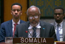 Soomaaliya oo ugu baaqday Beesha caalamka in la joojiyo isku day kasta oo lagu barakicinayo Falastiiniyinta