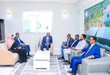 Wasiirka Tamarta Soomaaliya oo kormeeray xarumo Caafimaad iyo Waxbarasho oo laga hirgeliyey koronto bilaash