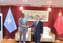 Wasiirka Amniga Gudaha iyo Safiirka Shiinaha oo Ka Wada Hadlay Xoojinta Iskaashiga Amniga