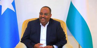 Madaxweyne Deni oo gaaray Gaalkacyo kadib markii uu ka adkaaday Ciidankii PSF