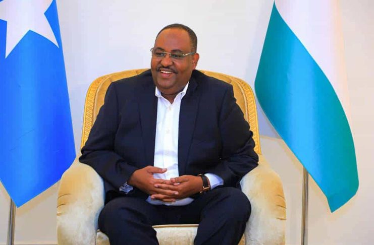 Madaxweyne Deni oo gaaray Gaalkacyo kadib markii uu ka adkaaday Ciidankii PSF