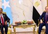 Xasan Sheekh iyo Al-Sisi oo ka wada hadlay xasilloonida Soomaaliya iyo amniga Geeska Afrika